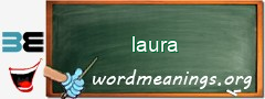 WordMeaning blackboard for laura